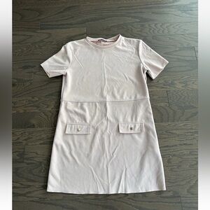 Zara Mini Dress Baby Pink Woman’s Size Medium Casual Office